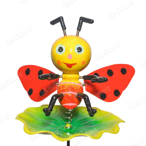 Штекер садовый Мотылек на листе NA2274 10*14см