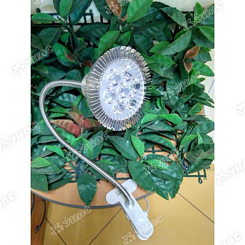 Фитосветильник Фотосинтез-7(4кр+3син) (Е27) (прищепка 4:3)