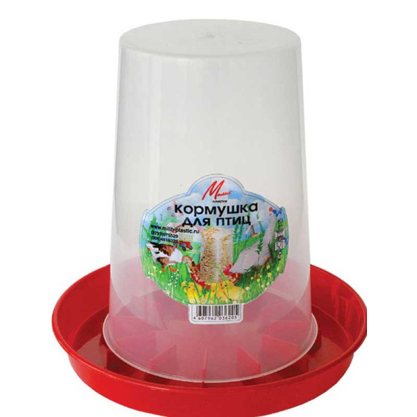 Кормушка для птиц 3кг  МилихПластик (40)