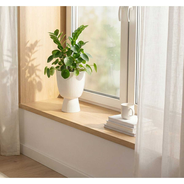 Кашпо ВЕЛЬВЕТ D150мм 1 л со вставкой Белый М3268 х10 