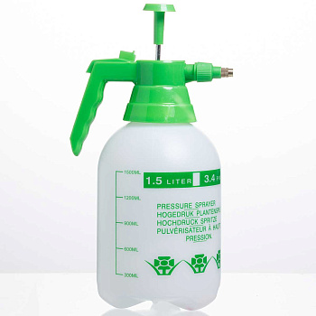 Опрыскиватель помповый 1,5л (NAL367) белый (ВК21) (20)