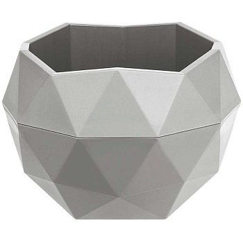 Кашпо Топаз 0,45 л Серый КШ-9641 ВМС х27 