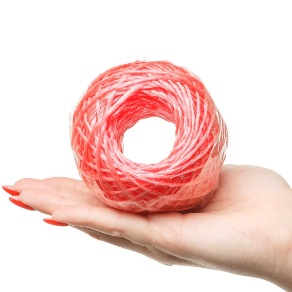 Шпагат полипропилен. красный 100м 500текс САДОВИТА