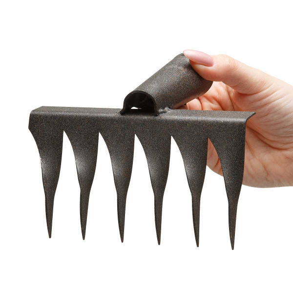 Грабли витые 6-ти зубчатые порошковый окрас б/ч