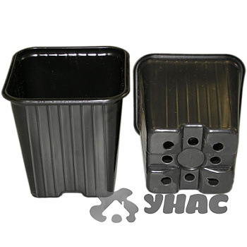 Горшок 0,31л. для рассады 8*8*8 (Агроком) х1280 