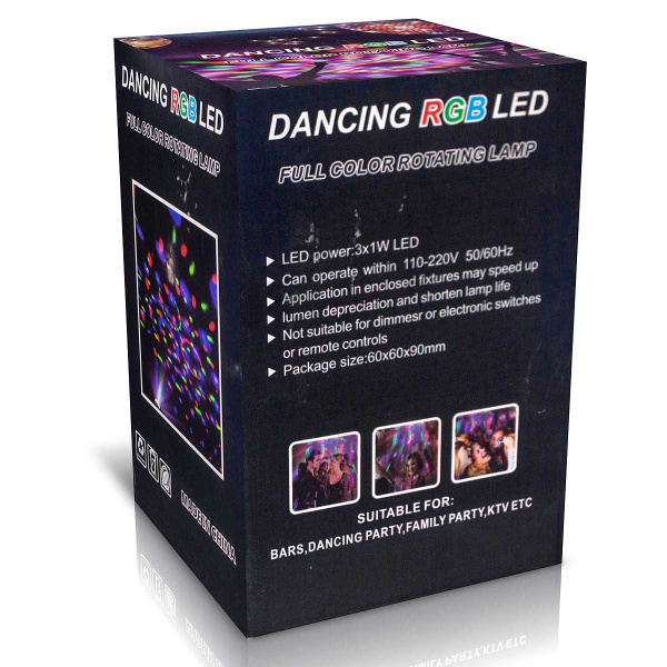 Светодиодн.LEDлампа YF-1630-1 USB полушар, цветные кружки