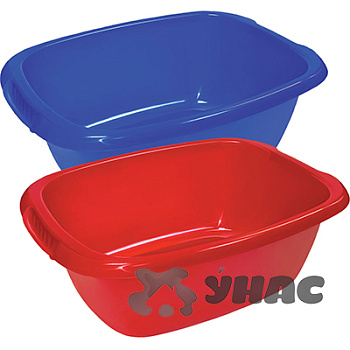 Таз прямоугольный 17л МилихПластик