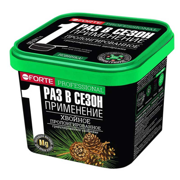 Бона Форте 1л Хвойное с кремнием (ведро) х12 