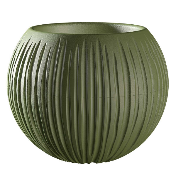 Кашпо Сфера 1,7л Оливковый КШ-9525 