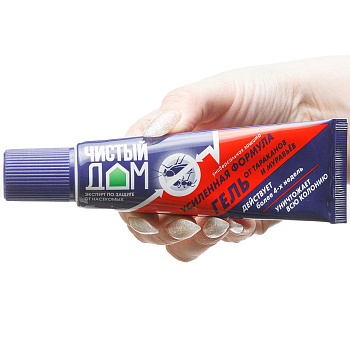 Чистый дом гель от тарак УСИЛИННЫЙ 50мл 02-167 х40