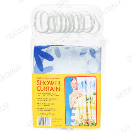 Шторы для ванной 183*183 см с рисунком G-3-4NA 