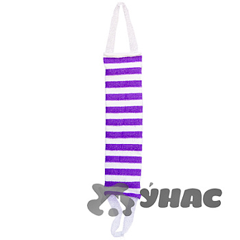 Мочалка "МЯГКАЯ/ЖЕСТКАЯ УЗКАЯ"11*42см арт.017 х50 