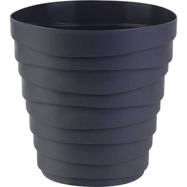 Кашпо БАРХАН 3,5л Антрацит КШ-4320 х16 