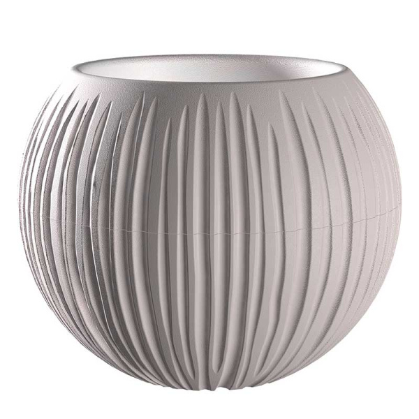 Кашпо Сфера 1,7л Серый жемчуг КШ-9766 ВМС 