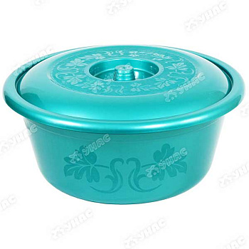 Таз 6л с крышкой МилихПластик(1)