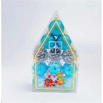 Набор елочных украшений JT25-A2145-1 4 см 12 шт Шары ГОЛУБЫЕ