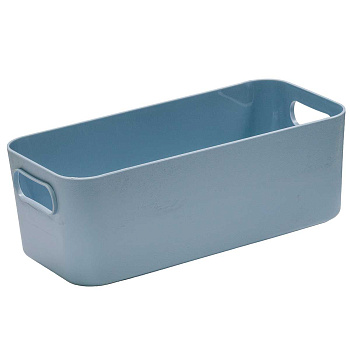 Корзинка для хранения 28*13,5*10см голубая