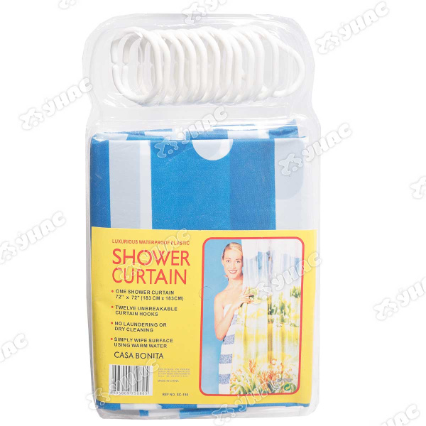 Шторы для ванной 183*183 см с рисунком G-3-3NA 