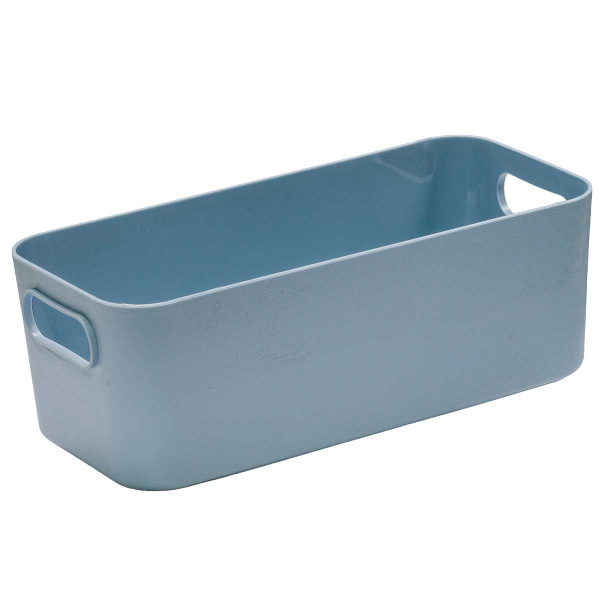 Корзинка для хранения 28*13,5*10см голубая