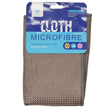 Салфетка-микрофибра  NA2491 40*40см для стекла  51гр.  (600)