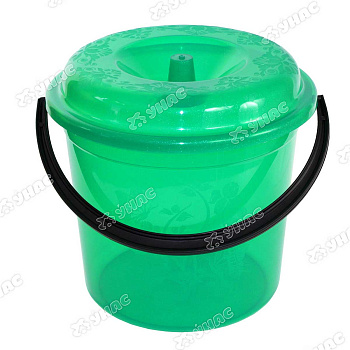 Ведро 10л мерное с крышкой МилихПластик (20)