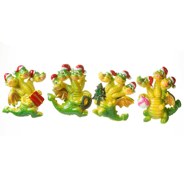 Магнит 23524 Горыныч трехглавый 7см (цена за 24шт)