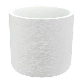 Кашпо СЛАНЕЦ  D280мм 9,5л с встав Бел М3200 