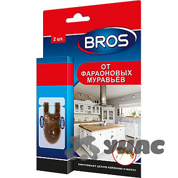 Приманка 2шт. от фараон.(рыжих) муравьев BROS х20