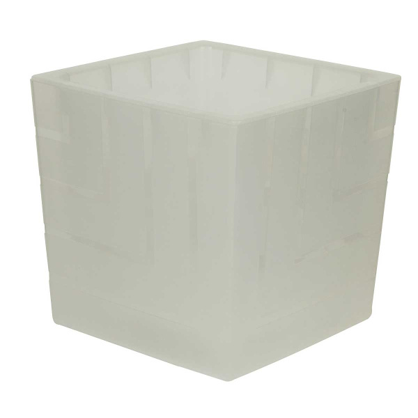 Горшок "Квадро" 6,6 л прозрачный КВ20-00 Ливингрин 