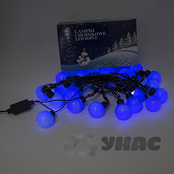 Гирлянда для наружного применения FAD-6 LED 20 ламп 5 м белый шар