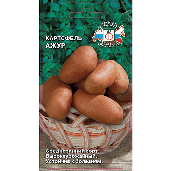 Картофель Ажур 2 Элита (цена за 25кг +-5%) Седек