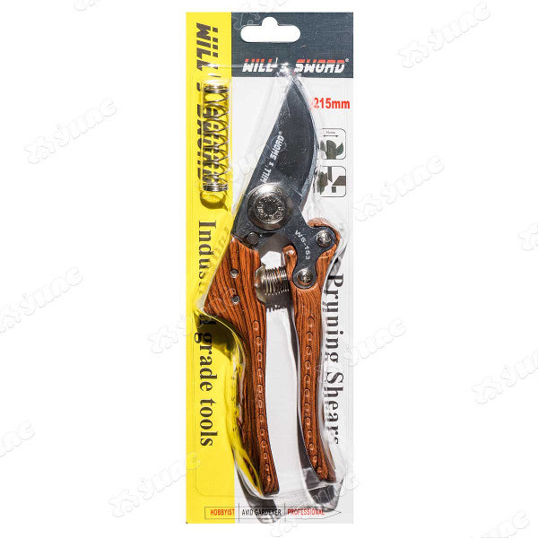 Секатор (HD153) 20 см ручки под дерево