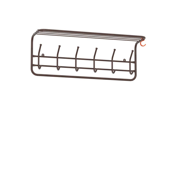 Вешалка с полкой 80см цвет коричневый ВСП7 К х1