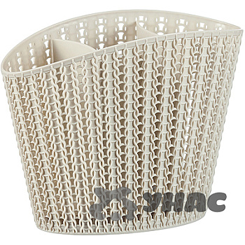 Сушилка для стол.приборов ВЯЗАНИЕ бел.ротанг М1166 х24