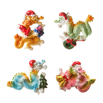 Магнит 23583-1 Дракон с подарком 7см (Цена за 36шт) (16)