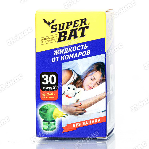 Антикомариная жидкость 30 мл / 30 дней SuperBAT