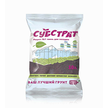 СУБСТРАТ  УНИВЕРСАЛЬНЫЙ РЕЦЕПТ №1 смесь для посадки 10л Садовые рецепты х1 