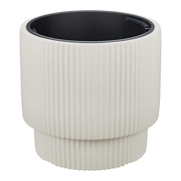 Кашпо СТРИП 40 л со вставкой Крем М3414 х1 