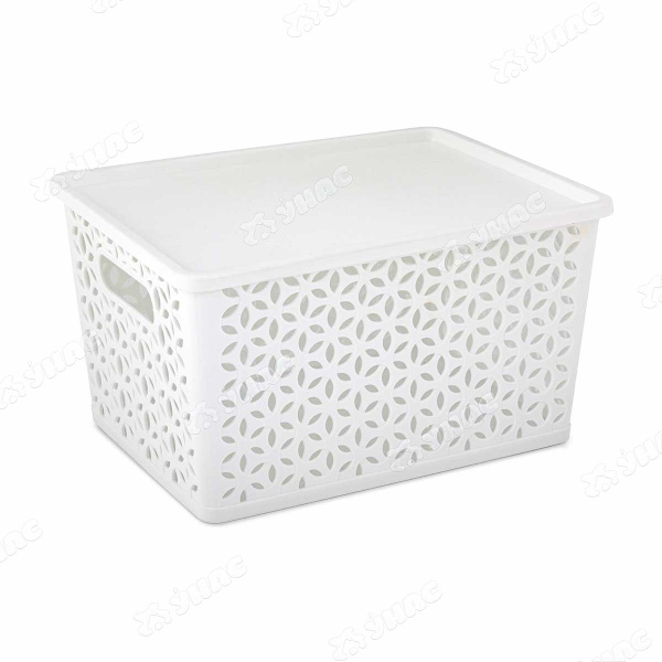 Корзина МИРАЖ 380х285х210мм крышка БЕЛ БШ8370 (7)