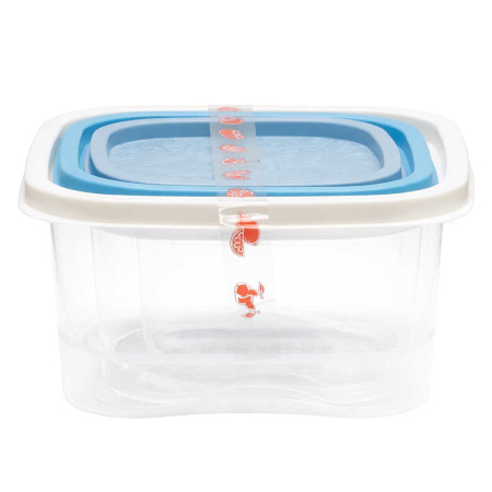 Набор контейнеров 0,73+1,3+2,1л