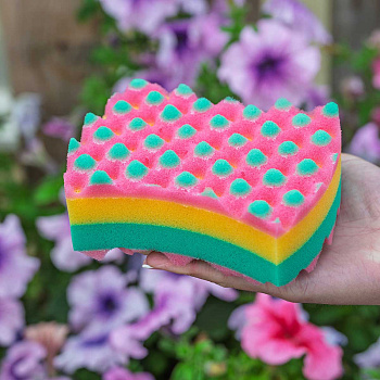 Губка для тела Милые мелочи Тропиканка х40 