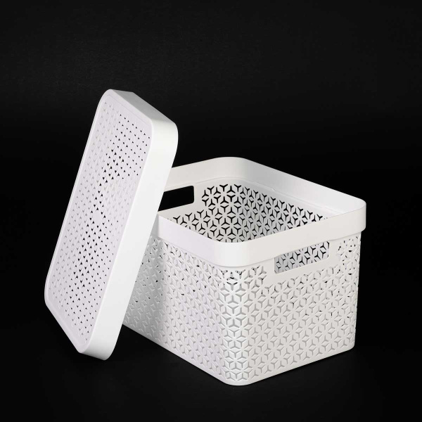 Корзина Элемент 17 л белый БШ9019 х8