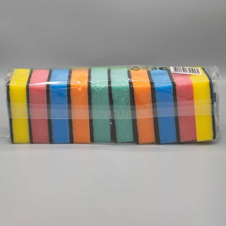 Губка д/посуды "Королева чистоты" Помощница 10шт х27